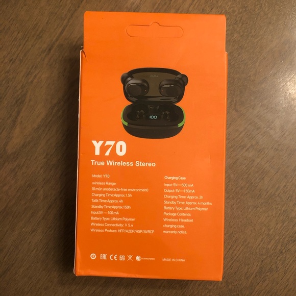 NEW FedEx Y70 True Wireless Headset Earbud Headphones - Picture 4 of 6
